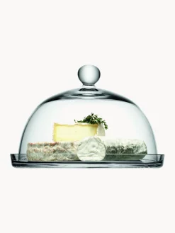 Best Fuente de vidrio soplado con tapa Vienna Bandejas|Vajillas Completas