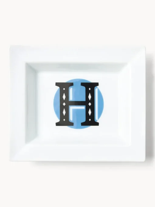 Bandejas Decorativas|Jarrones>Westwing Collection Fuente decorativa artesanal | MEISSEN Initials H