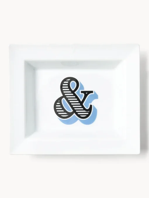 Bandejas Decorativas|Jarrones>Westwing Collection Fuente decorativa artesanal | MEISSEN Initials &