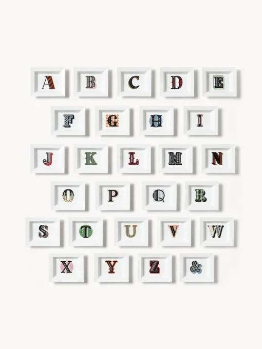 Outlet Fuente decorativa artesanal | MEISSEN Initials Bandejas Decorativas|Jarrones