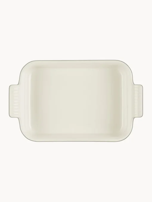 Bandejas Para Horno|Bandejas Para Horno>LE CREUSET Fuente horno rectangular Tradition Verde salvia, verde oscuro, blanco Off White