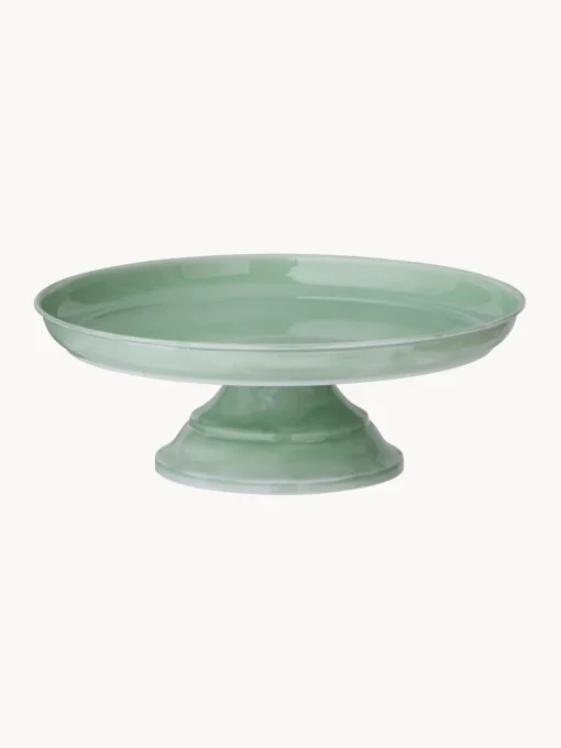 Tarteras|Vajillas Completas>Bungalow Fuente para postre artesanal Rora Verde menta