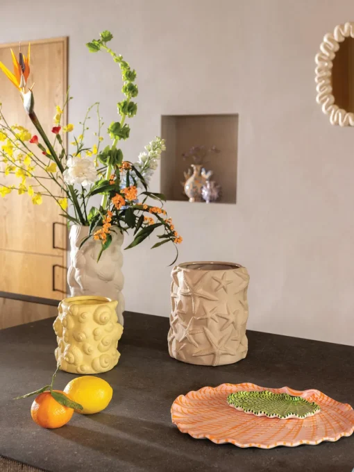 Best Fuente Shellegance, 31 cm Cuencos Y Platos De Servir|Vajillas Completas
