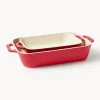 Fuentes horno Ceramic, 2 uds. Bandejas Para Horno|Bandejas Para Horno