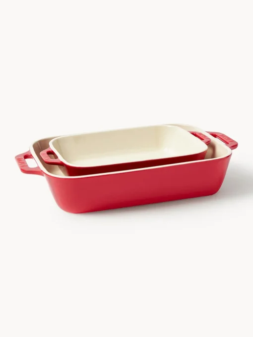 Fuentes horno Ceramic, 2 uds. Bandejas Para Horno|Bandejas Para Horno