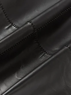 Cojines Decorativos|Cojines Decorativos></noscript>Westwing Collection Funda de almohada artesanal de cuero Raven Cuero negro