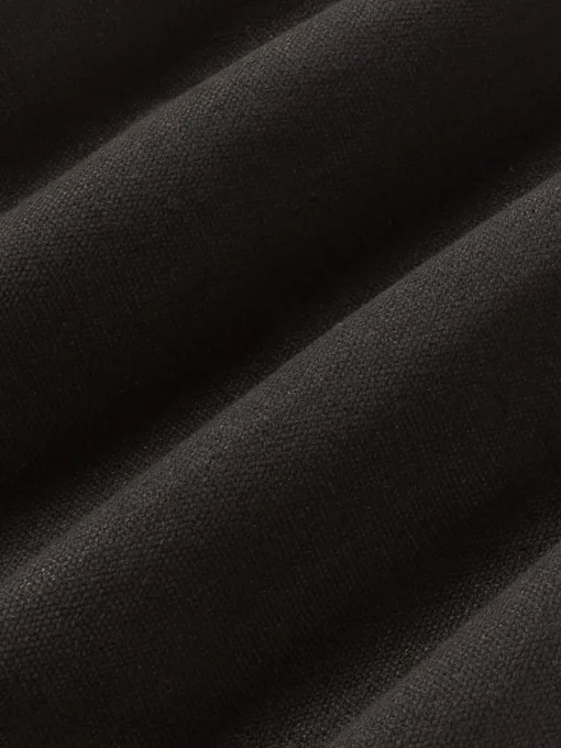 Cojines Decorativos|Cojines Decorativos>Westwing Collection Funda de almohada artesanal de cuero Raven Cuero negro