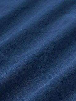 Cojines Decorativos|Mantas></noscript>Westwing Collection Funda de almohada con dobladillo texturizada Orville Azul oscuro
