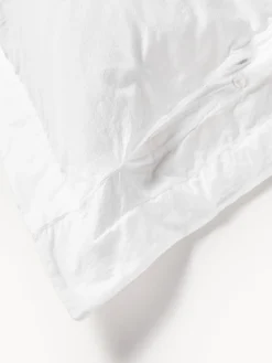 Cojines Decorativos|Mantas></noscript>Westwing Collection Funda de almohada con dobladillo texturizada Orville Blanco