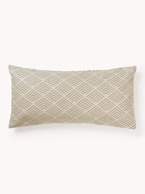Fundas De Almohadas|Fundas Nórdicas>Westwing Collection Funda de almohada de algodón estampado Milano Beige