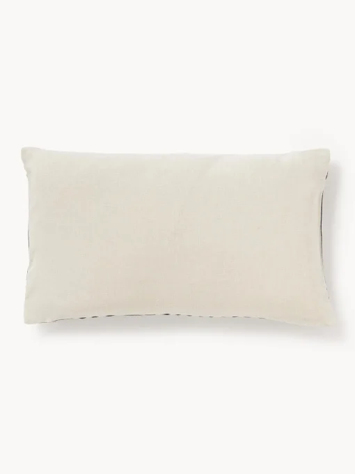 Discount Funda de almohada de lino estampada Lexi Mantas|Cojines Decorativos