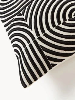 Discount Funda de almohada de lino estampada Lexi Mantas|Cojines Decorativos