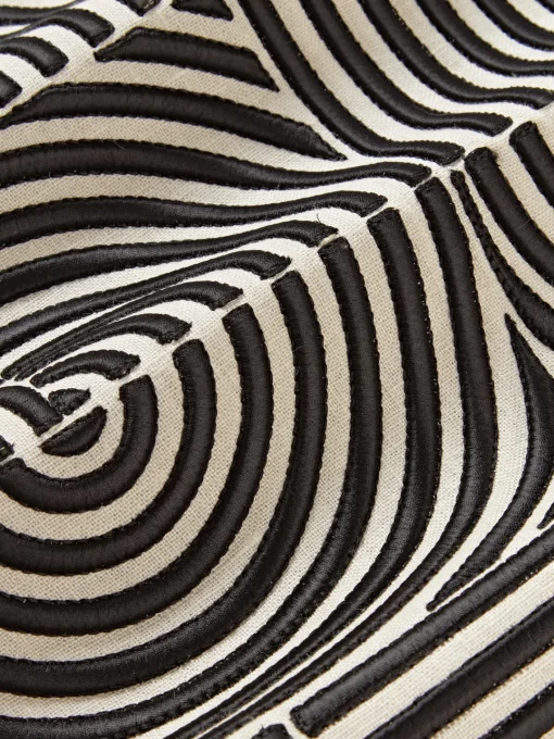 Discount Funda de almohada de lino estampada Lexi Mantas|Cojines Decorativos