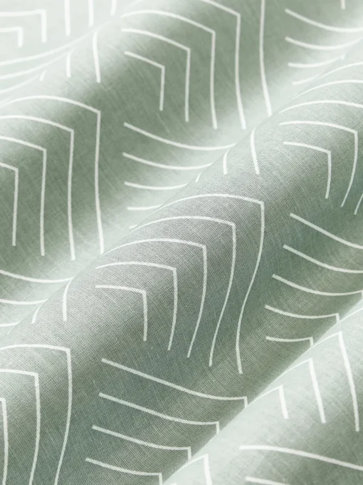 Fundas De Almohadas|Fundas Nórdicas>Westwing Collection Funda de almohada estampada de algodón Milano Verde salvia