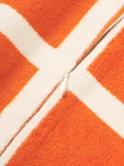 Mantas|Cojines Decorativos></noscript>Westwing Collection Funda de cojín a cuadros Edison Naranja, blanco Off White