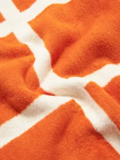 Mantas|Cojines Decorativos></noscript>Westwing Collection Funda de cojín a cuadros Edison Naranja, blanco Off White