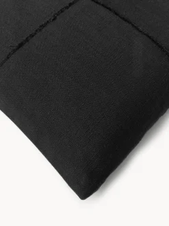 Best Funda de cojín artesanal con costura decorativa Terre Mantas|Cojines Decorativos