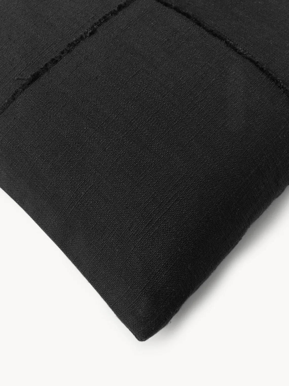 Best Funda de cojín artesanal con costura decorativa Terre Mantas|Cojines Decorativos