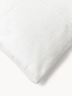 Cojines Decorativos|Mantas></noscript>Westwing Collection Funda de cojín artesanal con costura decorativa Terre Blanco