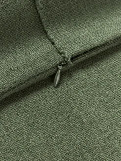 Best Funda de cojín artesanal con costura decorativa Terre Cojines Decorativos|Mantas