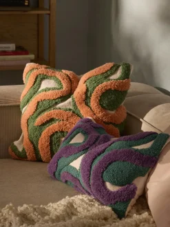 Clearance Funda de cojín artesanal con tejido capitoné Jiri Mantas|Cojines Decorativos