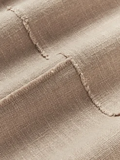 New Funda de cojín artesanal con costura decorativa Terre Mantas|Cojines Decorativos