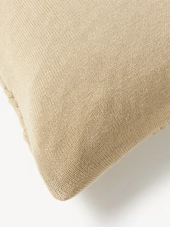 Funda de cojín artesanal de punto grueso Adyna Cojines Decorativos|Mantas