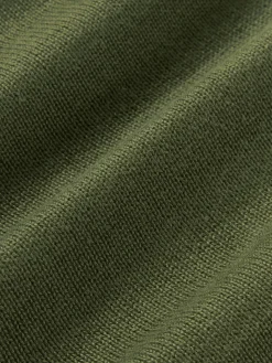 Cojines Decorativos|Mantas></noscript>Westwing Collection Funda de cojín artesanal de punto grueso Adyna Verde oscuro