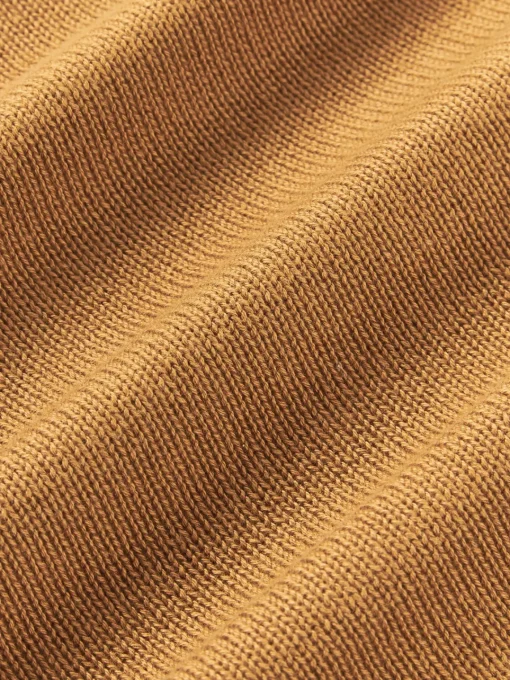 Cojines Decorativos|Mantas>Westwing Collection Funda de cojín artesanal de punto grueso Adyna Marrón claro