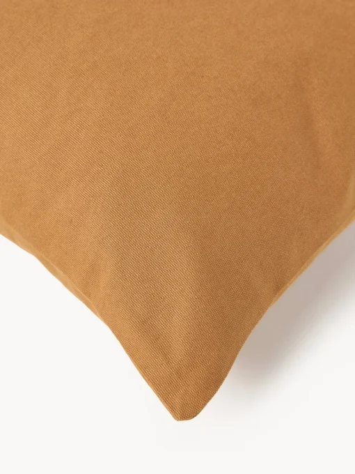 Cojines Decorativos|Mantas>Ferm Living Funda de cojín artesanal de algodón ecológico Jot Marrón, blanco