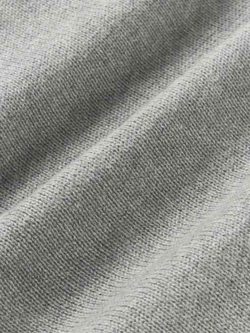 Cojines Decorativos|Mantas>Westwing Collection Funda de cojín artesanal de punto grueso Adyna Gris oscuro