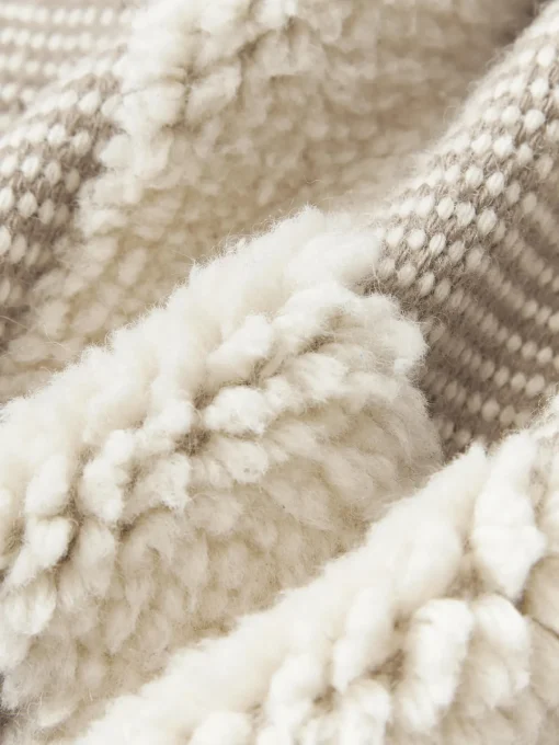 Mantas|Cojines Decorativos>Westwing Collection Funda de cojín artesanal Laine Beige claro, beige
