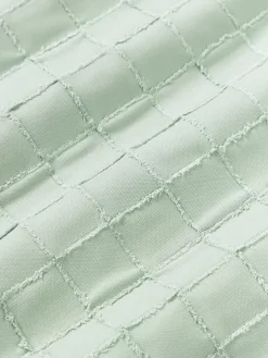 Cojines Decorativos|Mantas></noscript>Westwing Collection Funda de cojín artesanal Yann Verde salvia