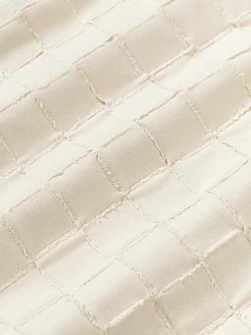 Cojines Decorativos|Mantas>Westwing Collection Funda de cojín artesanal Yann Blanco crema