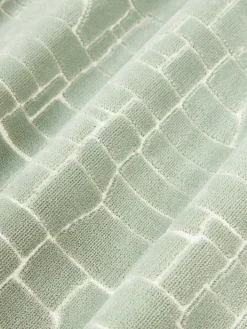 Cojines Decorativos|Mantas></noscript>Westwing Collection Funda de cojín Belena Verde salvia, blanco
