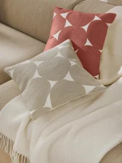 Sale Funda de cojín bordada de algodón Bardia Cojines Decorativos|Mantas