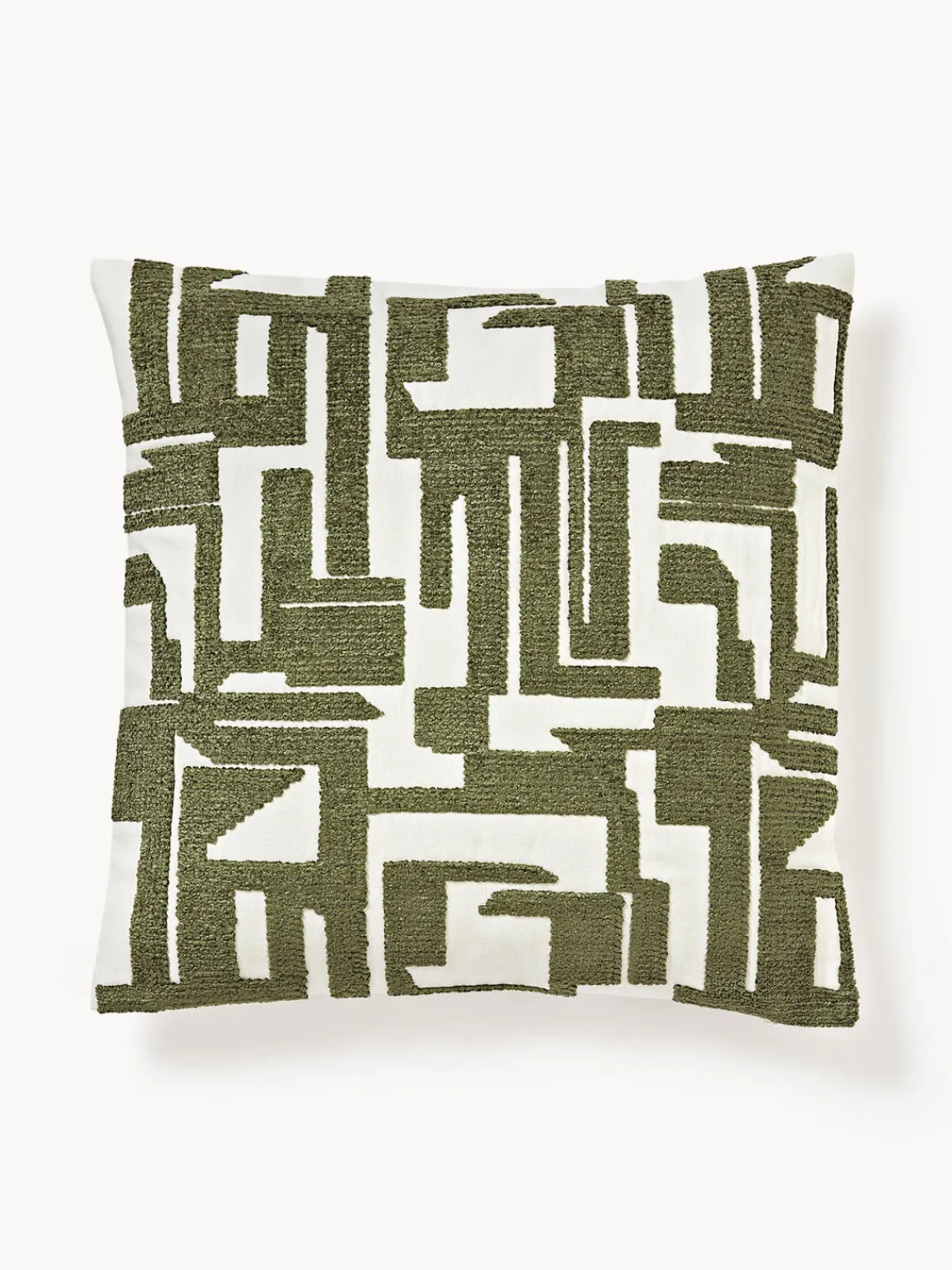 Best Funda de cojín bordada de chenilla Fran Mantas|Cojines Decorativos