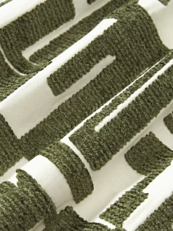 Best Funda de cojín bordada de chenilla Fran Mantas|Cojines Decorativos