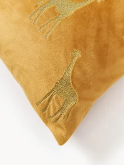 Outlet Funda de cojín bordada de terciopelo Giro Cojines Decorativos|Mantas