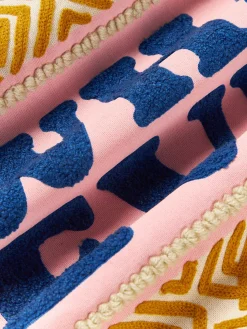 New Funda de cojín con inscripción bordada Whatever Mantas|Cojines Decorativos