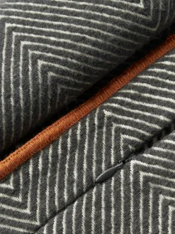 Sale Funda de cojín con punto espiga Agatha Mantas|Cojines Decorativos