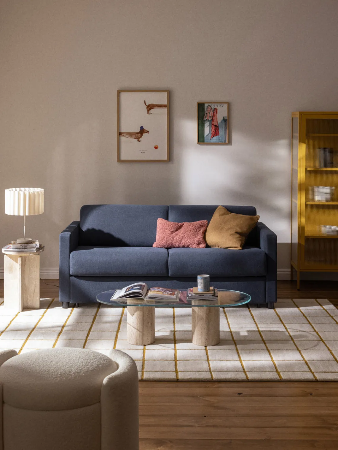 Mantas|Cojines Decorativos>Westwing Collection Funda de cojín con ribete Aya Amarillo mostaza