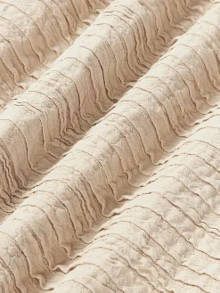 Cojines Decorativos|Cojines Decorativos></noscript>Westwing Collection Funda de cojín de algodón con plisado Artemis Beige