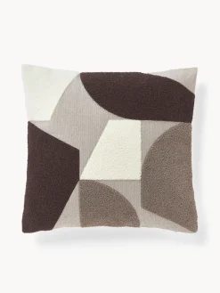 New Funda de cojín de algodón estampado abstracto Nomi Cojines Decorativos|Mantas