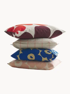 Cojines Decorativos|Mantas>Marimekko Funda de cojín de algodón estampado floral Pieni Blanco, beige claro
