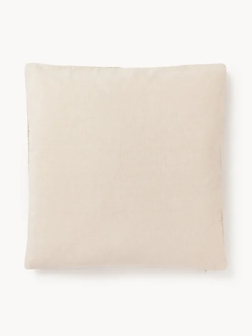 Funda de cojín de algodón texturizado Rino Mantas|Cojines Decorativos