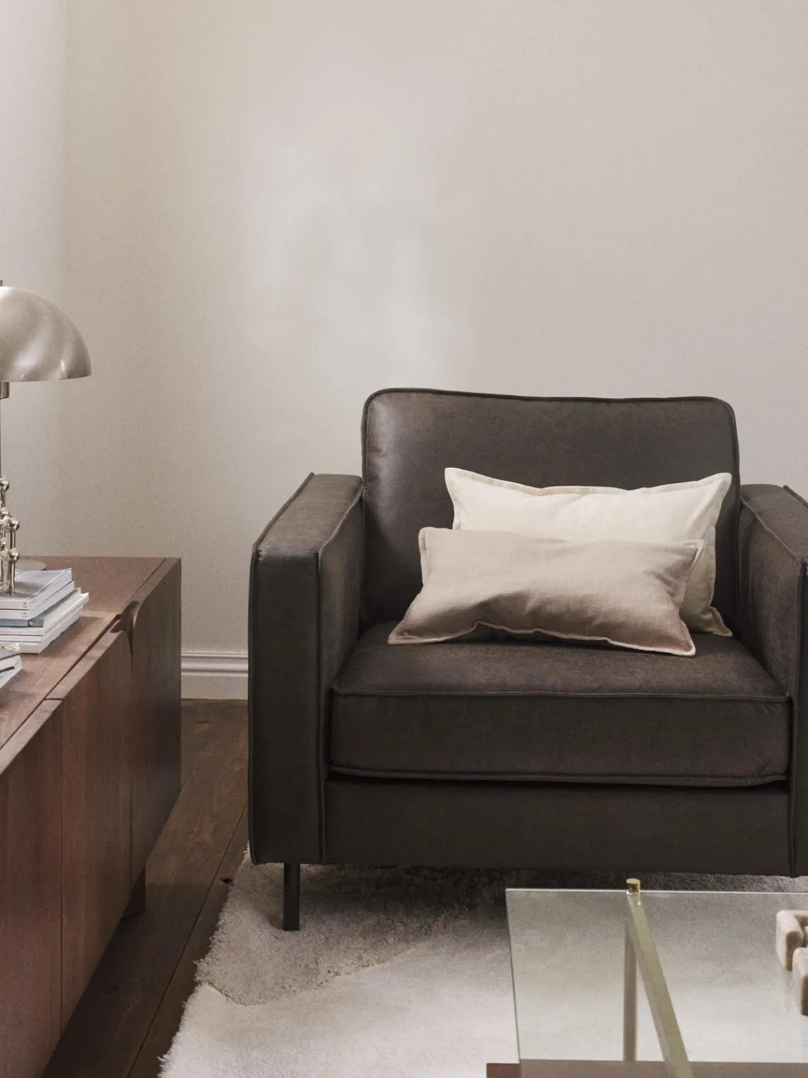 Mantas|Cojines Decorativos>Westwing Collection Funda de cojín de algodón Vicky Blanco crema