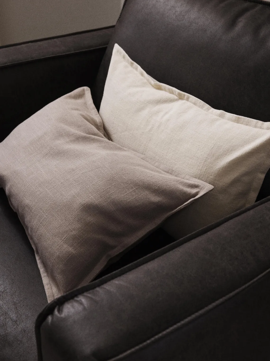 Mantas|Cojines Decorativos>Westwing Collection Funda de cojín de algodón Vicky Blanco crema