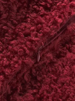 Hot Funda de cojín de borreguillo Dotty Mantas|Cojines Decorativos