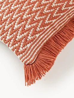 Best Funda de cojín de exterior con tejido estampado y flecos Suria Cojines De Exterior|Cojines Decorativos